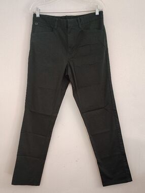 Calvin Klein (CK) Slim Straight Dark Green Pants